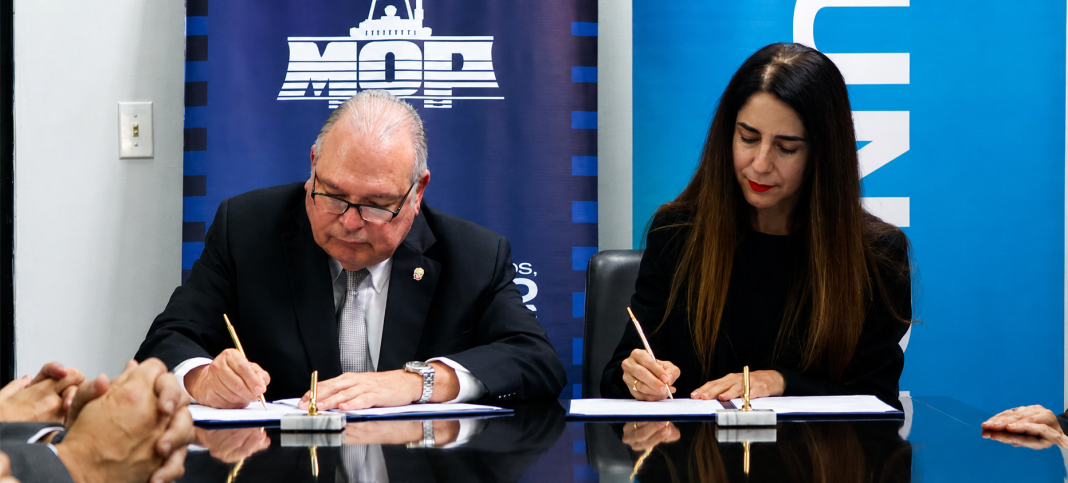 MOP y y la Oficina de las Naciones Unidas firman acuerdo por más de B/.70 millones para fortalecer la infraestructura vial y logística institucional